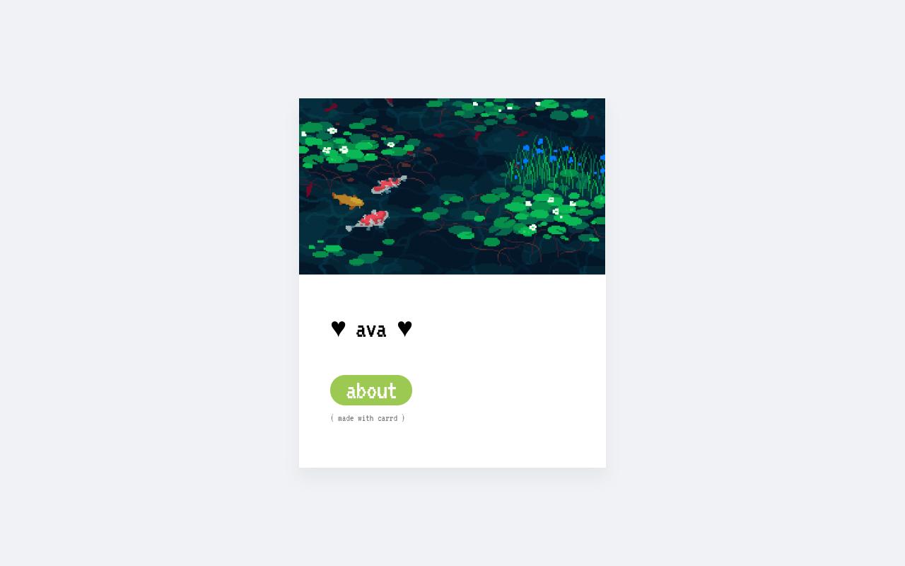 Carrd profile picture for @guava